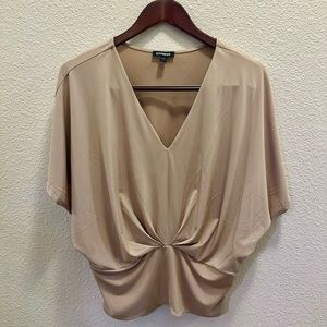 Express Khaki Dolman Sleeve Top
